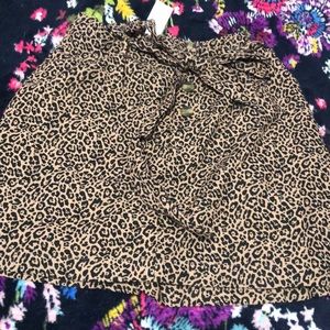 Cheetah print ae skirt